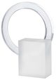 A & B Home Mondri Clear Large Glass Sculpture-1