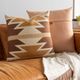 Surya Nobility Dark Brown 20"x20" Toss Pillow with Down Insert-3