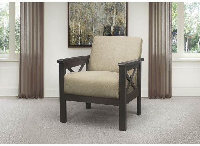 Mazin Furniture Herriman Light Brown Accent Chair-3