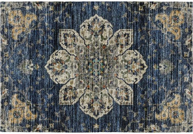 Dalyn™ Rug Company Silk Road SR6 Navy 5'x8' Area Rug-1