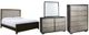 Signature Design by Ashley® Maretto 4-Piece Two-tone California King Upholstered Panel Bed Set-0
