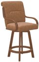 Chromcraft Customizable Denton Swivel Bar Height Dining Stool-3