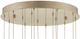 Currey & Company Catrice Round Multi-Drop Natural Shell Pendant Lighting-1