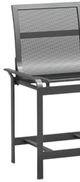 Homecrest™ Outdoor Living Customizable Elevate Mesh Aluminum Outdoor Armless Balcony Stool-1