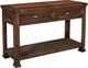 Horizon Home® Copper Canyon Metal Table Top Sofa Table with Brown Base-0