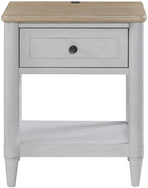 Bernards Citrus Heights Cement and Sand Youth Small Nightstand-2