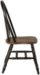 Liberty Furniture Carolina Crossing Antique Honey/Black Windsor Side Chair-3