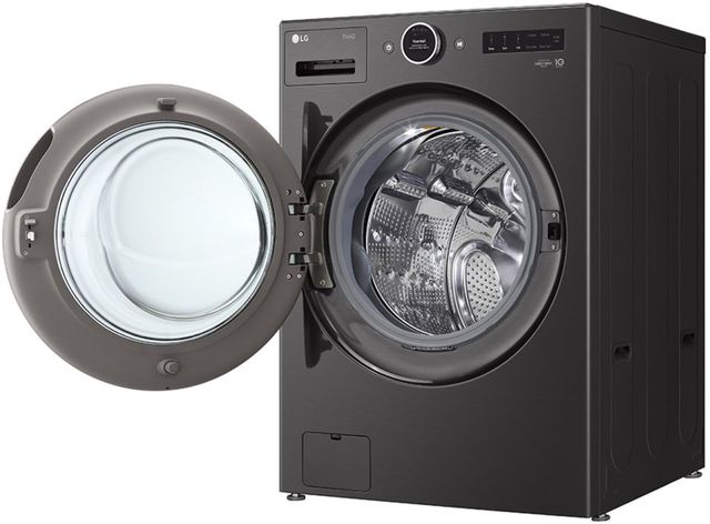 LG 5.8 Cu. Ft. Black Steel Front Load Washer-3