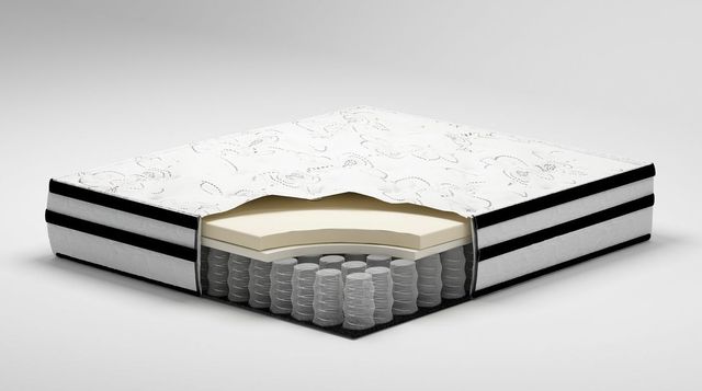 Sierra Sleep® by Ashley® Chime 10" Hybrid Medium Tight Top California King Mattress in Box-3