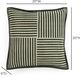 TOV Furniture Kora Green Stripes Throw Pillow-2