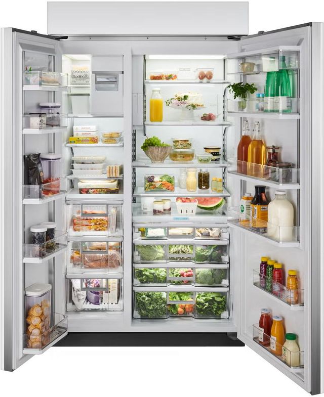 Sub-Zero® Classic 48" 28.8 Cu. Ft. Smart Stainless Steel Side-by-Side Refrigerator with Ice Maker-2