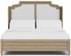 Riverside Furniture Amelia Nutmeg/White Upholstered Queen Bed-1