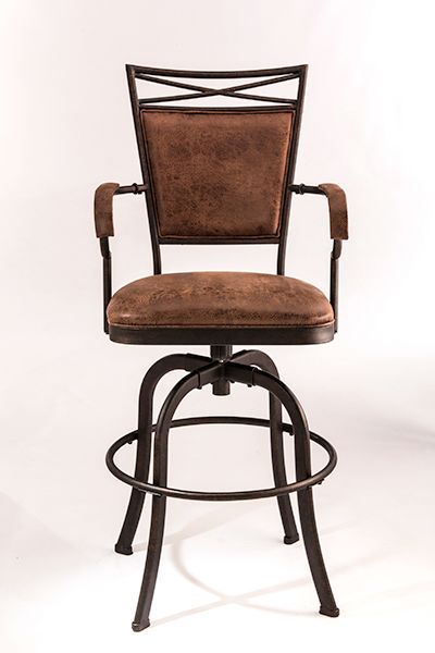 HH2 Home Bridgetown Aged Bronze Tilt Base Counter Stool-1
