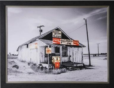 Stylecraft Local Truckers Welcome Black/Gray/White Wall Art-0