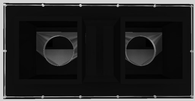Vent-A-Hood® 60" Black Contemporary Island Range Hood-1