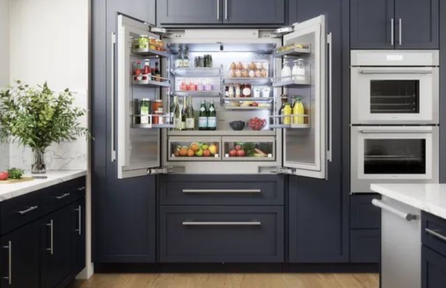 Thermador® Freedom® 42 in. 23.9 Cu. Ft. Panel Ready Built In Counter Depth French Door Refrigerator-2