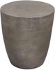 Riverside Furniture Nadene Antique Pewter Drum Side Table-0