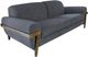 International Furniture Direct Loft Brown Iron Gray Sofa-0