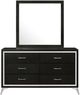 New Classic® Home Furnishings Huxley Black Dresser and Mirror Set-2