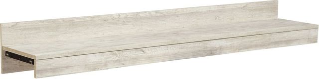 Signature Design by Ashley® Willowton 4-Piece Whitewash Entertainment Center with Electric Fireplace-4