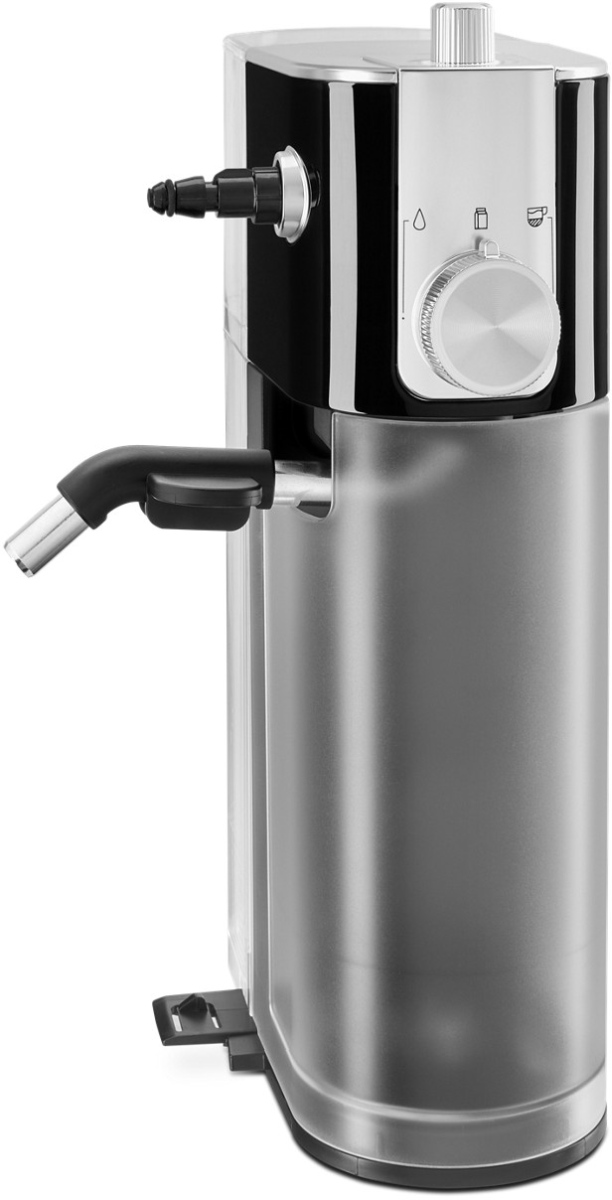 KitchenAid Automatic Milk Frother Attachment - Onyx Black: Milk Steamer & Foamer for Coffee, Dishwasher-Safe Parts