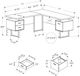 Monarch Specialties Inc. Black Computer Desk-3