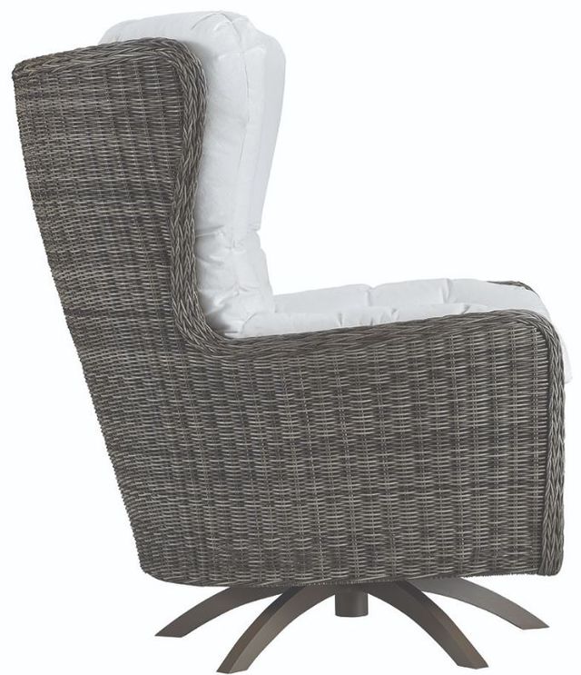 Lane Venture® Cocoon Light Gray High Back Swivel Lounge Chair-1