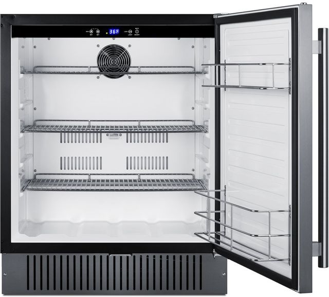 Summit® 27" Stainless Steel Under the Counter Refrigerator-1