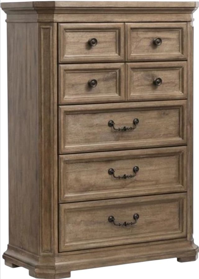 Magnussen Home® Adler Court Florentine Walnut Drawer Chest-0