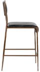 Classic Home Kayne Black/Gold Counter Stool-3