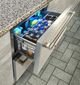 Alfresco™ PolarCore™ 28" 6.7 Cu. Ft. Stainless Steel Outdoor Two-Drawer Under the Counter Refrigerator-2