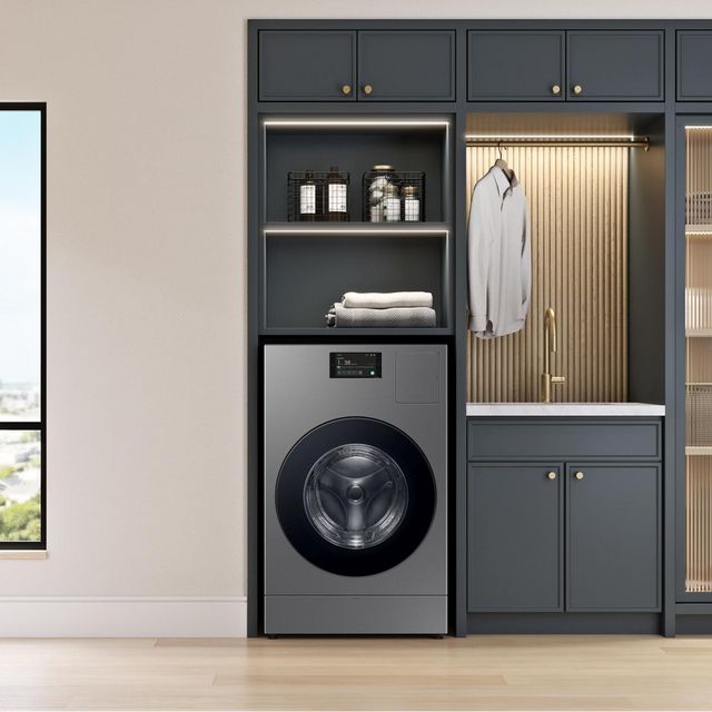 Samsung Bespoke 5.3 Cu. Ft. Dark Steel AI Laundry Combo-8