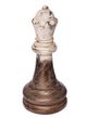 A & B Home Gold/White Magnesia Finial-0