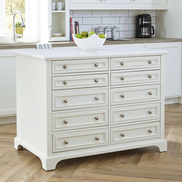 homestyles® Newport Off-White Closet Island-2