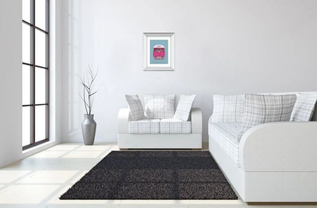 Classy Art London Transport 3 by Ben James Mirror Framed Wall Art-2