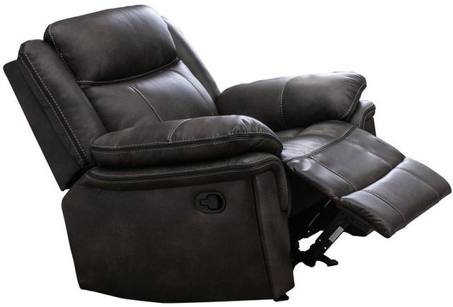 Mazin Furniture Peabody Grey Upholstered Rocker Recliner-1