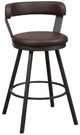 Homelegance® Appert Brown/Dark Gray Swivel Pub Height Chair-0