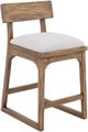 International Furniture Direct Balam Brown/White Bar Stool-0
