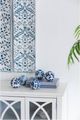 A & B Home 6-Piece Blue/White Aline Decorative Orbs Set-5