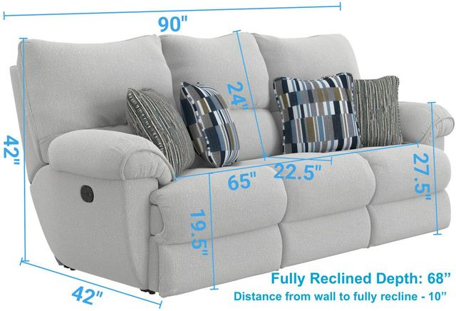 Catnapper® Lenny Winter Power Reclining Sofa-1