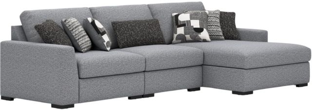 Benchcraft® Bealton 3-Piece Pepper/Salt Right-Arm Facing Sectional and Chaise-0