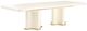 Michael Amini® La Terrazza Creamy Pearl Double Pedestal Dining Table-2