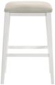 Armen Living Jane 3-Piece Dune Cloud/White Barstool Set-2