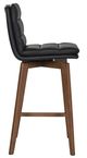 Porter International Designs Castor Black Bar Chair-2