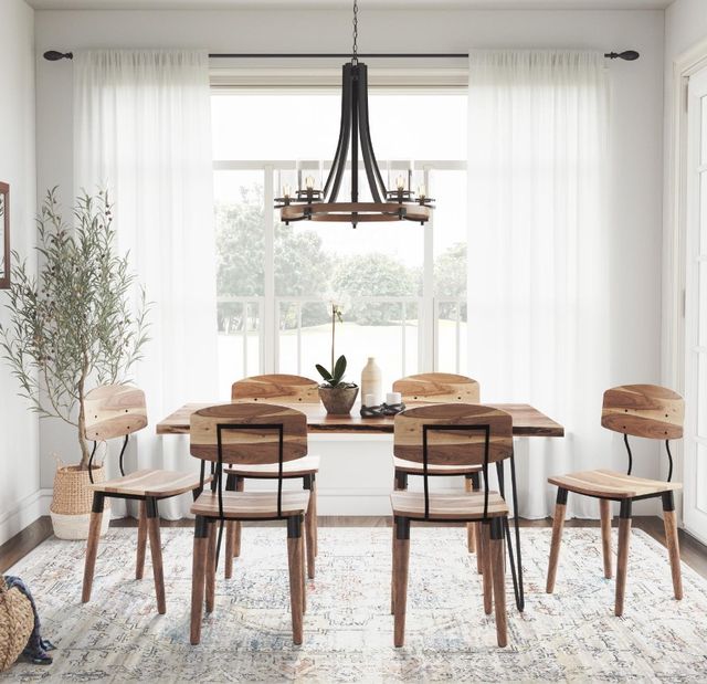 Jofran Inc. Nature's Edge 7-Piece Natural Dining Set-1