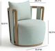 TOV Furniture Paolo Mint Green Swivel Accent Chair-2
