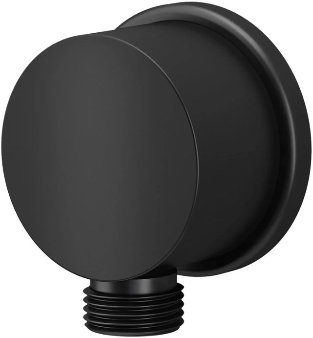 American Standard Universal Matte Black Round Wall Supply-0