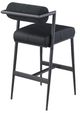 Meridian Furniture Stryker Black/Matte Black Bar Stool Set-3