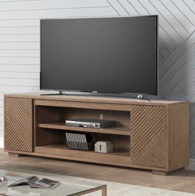 Liberty Furniture Easton Urban Bronze Fireplace TV Console-1
