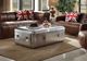 ACME Furniture Brancaster Aluminum Leather Coffee Table-1
